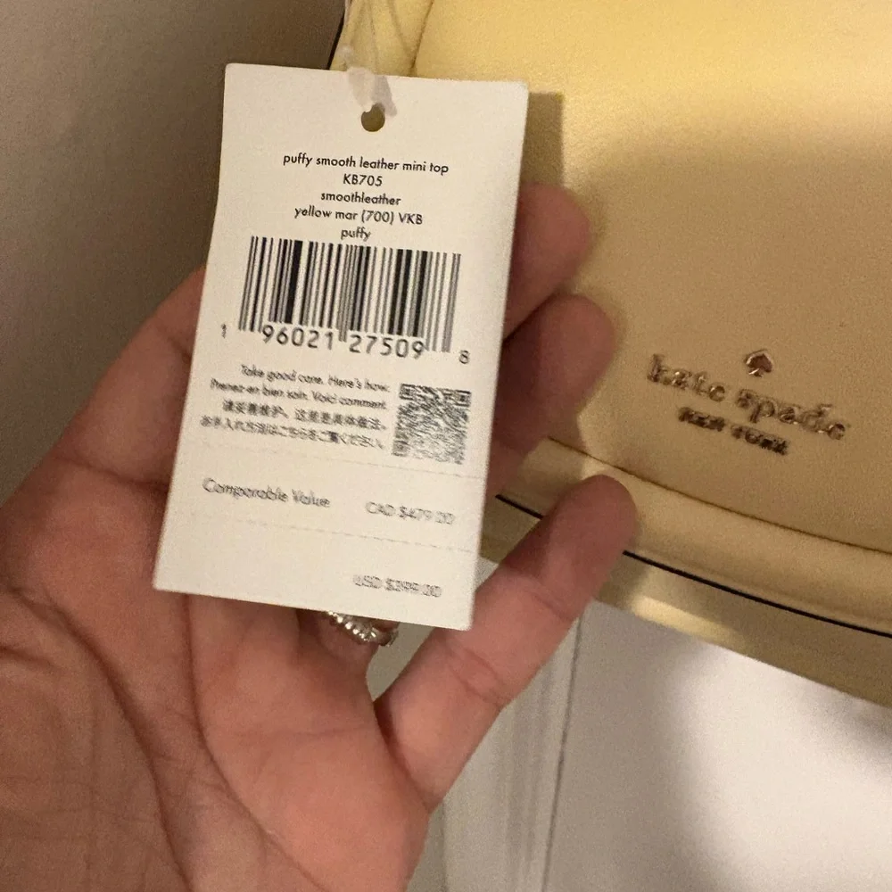 Kate Spade Yellow crossbody  with Vintage-Inspired Design - Picture 3 of 3